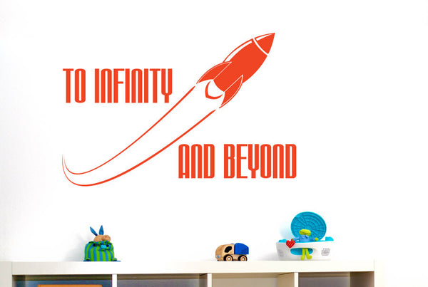 To Infinity And Beyond Wall Sticker