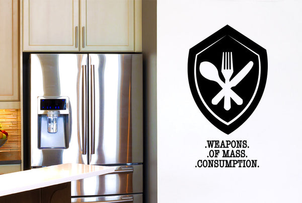 Weapons Of Mass Consumption Wall Sticker