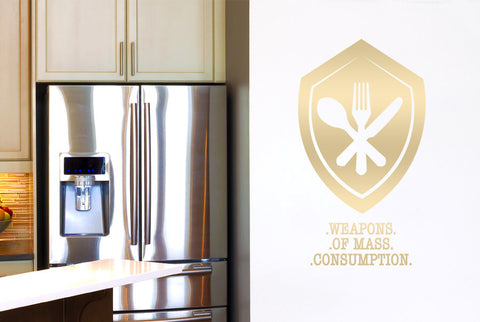 Weapons Of Mass Consumption Wall Sticker